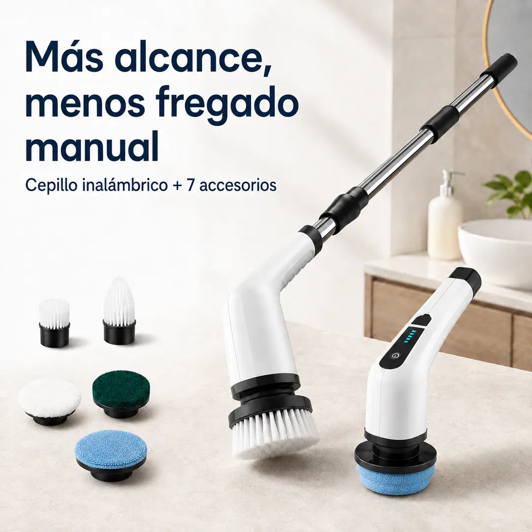 Cepillo Limpiador Inalámbrico 7 en 1