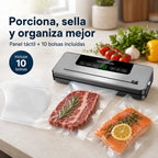 Selladora al Vacío Táctil + 10 Bolsas