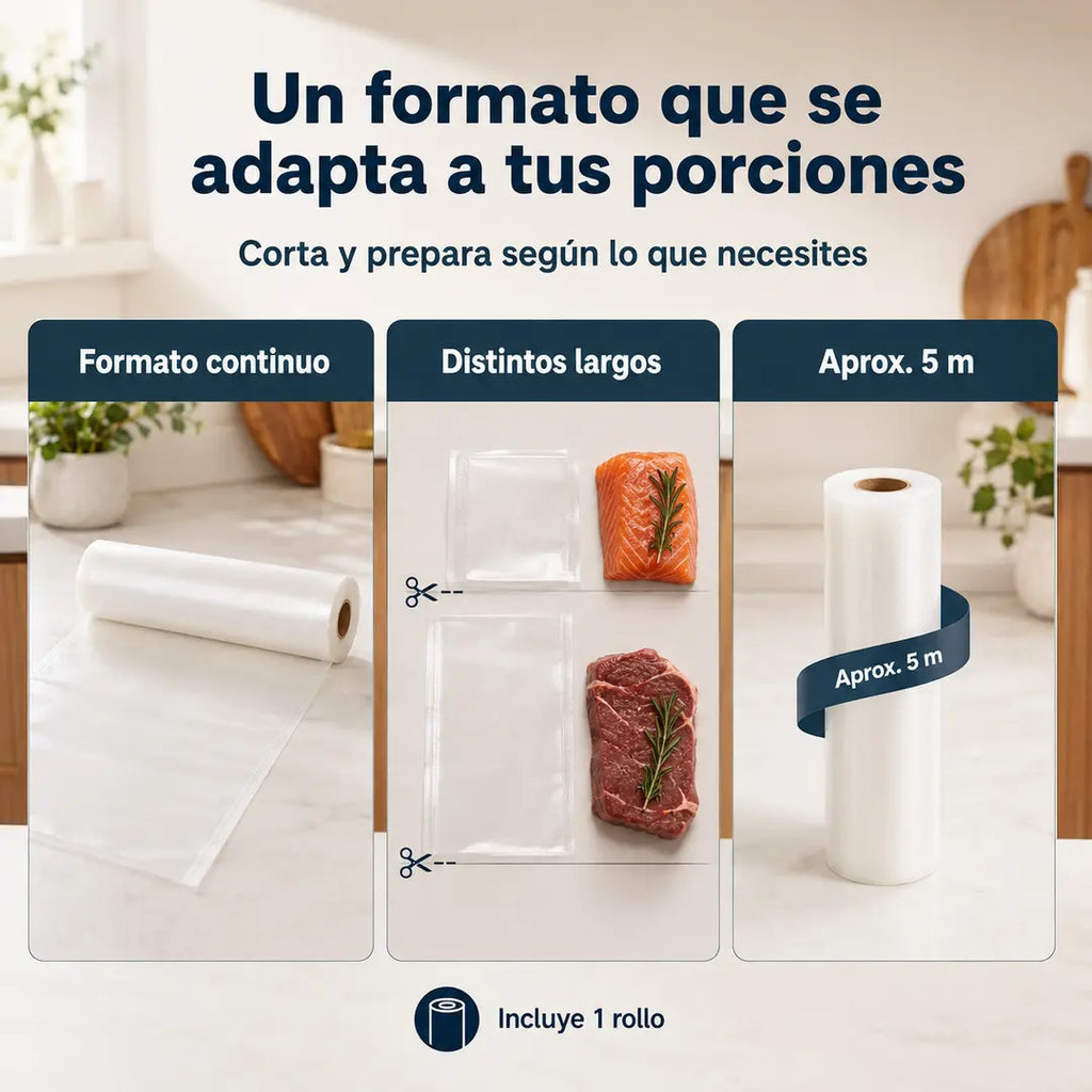 Rollo para Selladora al Vacío 5 m