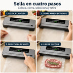 Selladora al Vacío Táctil + 10 Bolsas