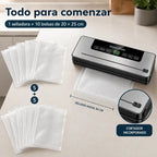 Selladora al Vacío Táctil + 10 Bolsas
