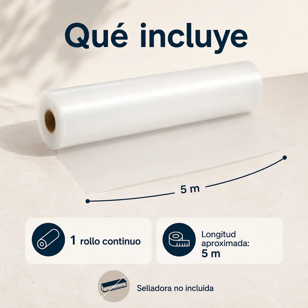 Rollo para Selladora al Vacío 5 m