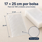 Pack 100 Bolsas para Sellado al Vacío