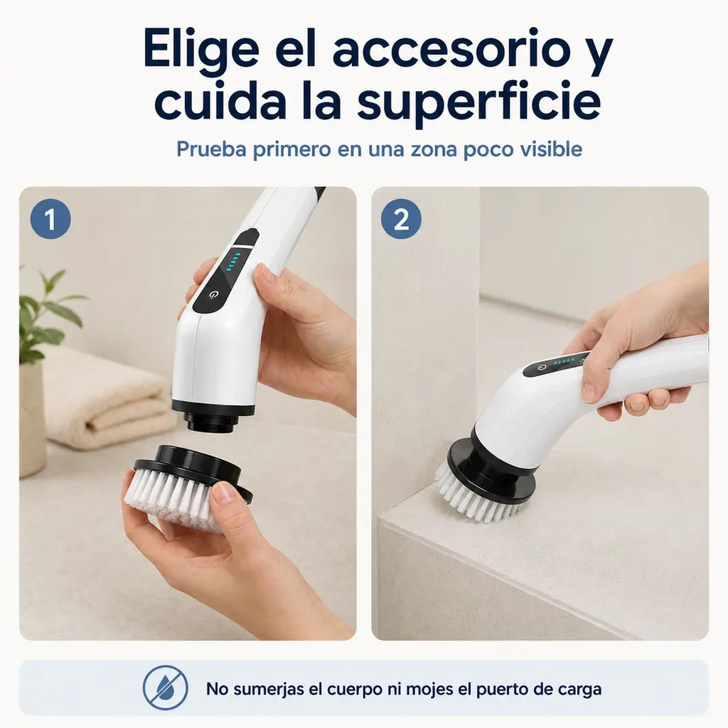 Cepillo Limpiador Inalámbrico 7 en 1