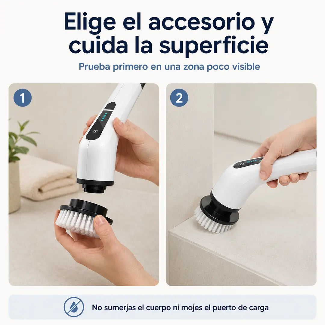 Cepillo Limpiador Inalámbrico 7 en 1