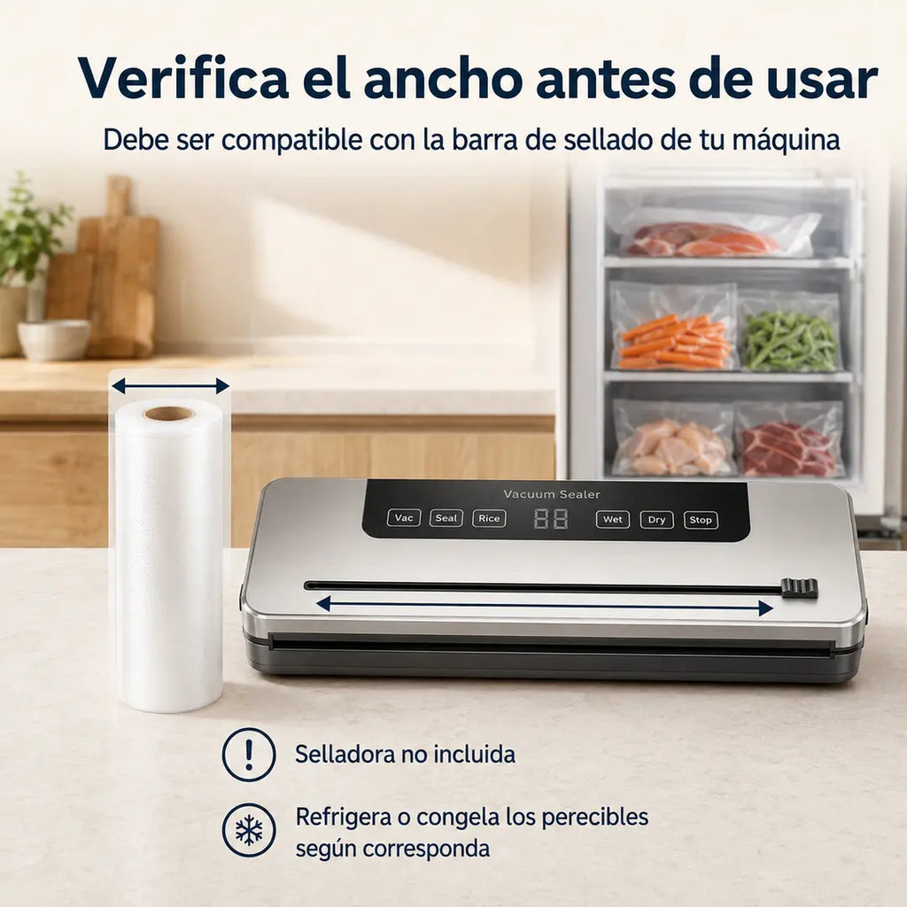 Rollo para Selladora al Vacío 5 m