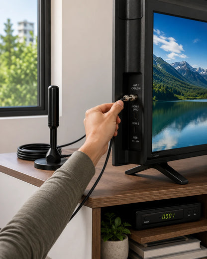Deja de Pagar Cable — Antena HD que Capta 20+ Canales Gratis en 2 Minutos