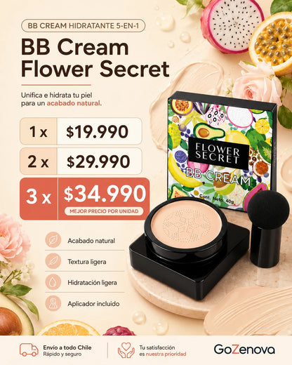 Tu Piel Perfecta en 60 Segundos — BB Cream 5-en-1 que Se Adapta a Tu Tono