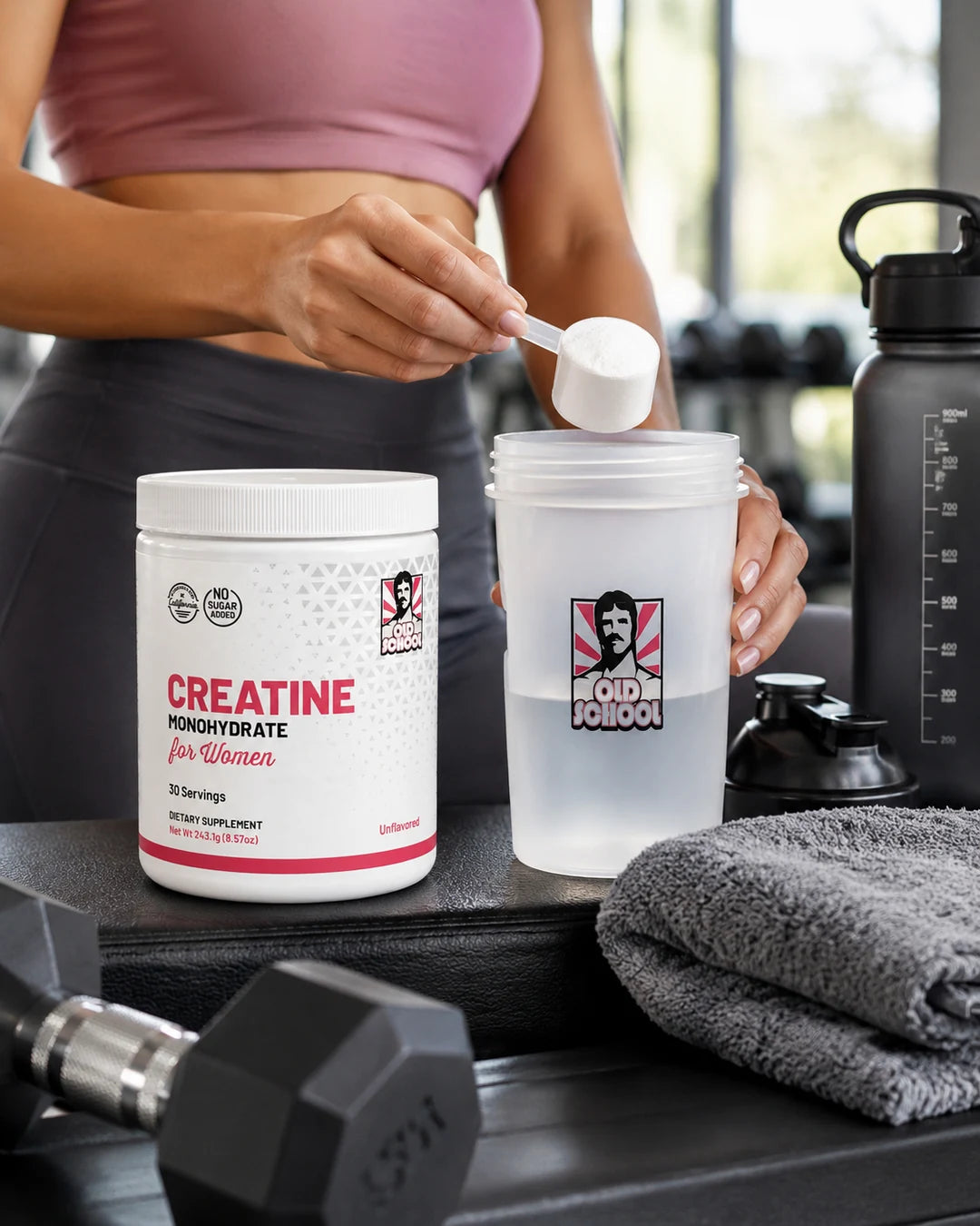 Glúteos Más Firmes y Recuperación Real — Creatina para Mujeres con Colágeno y BCAA