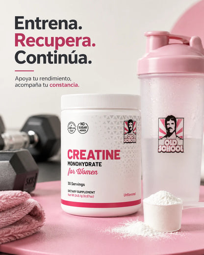 Glúteos Más Firmes y Recuperación Real — Creatina para Mujeres con Colágeno y BCAA