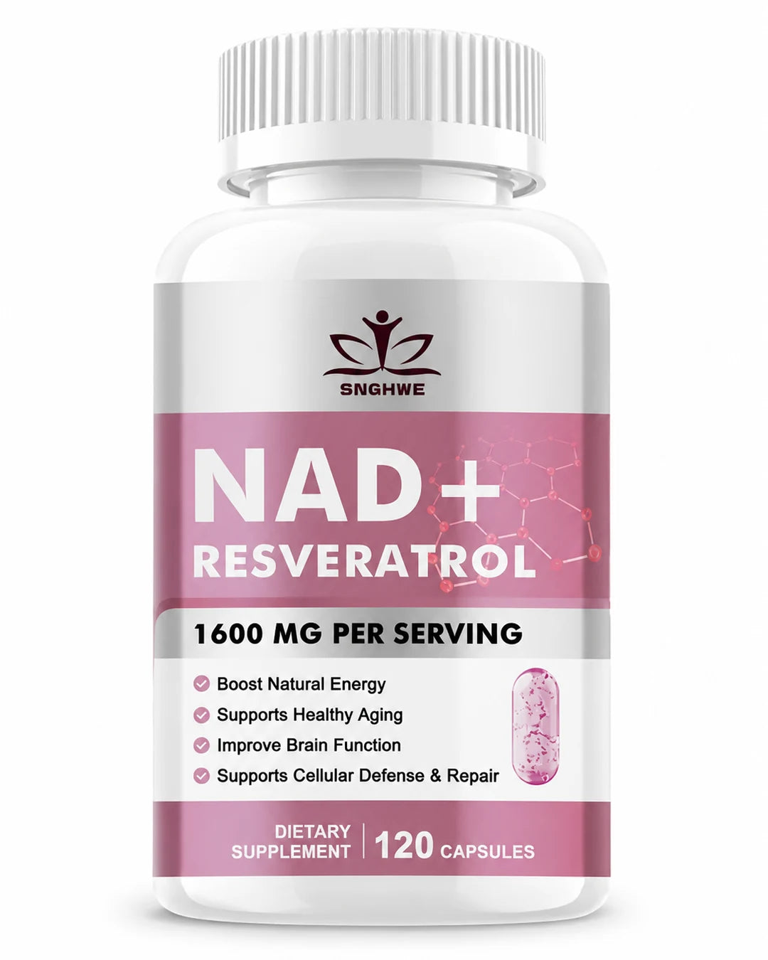 Vuelve a Sentir la Energía de Hace 10 Años — NAD+ Resveratrol Liposomal Premium