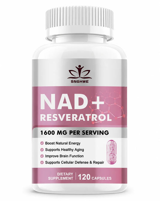 Vuelve a Sentir la Energía de Hace 10 Años — NAD+ Resveratrol Liposomal Premium